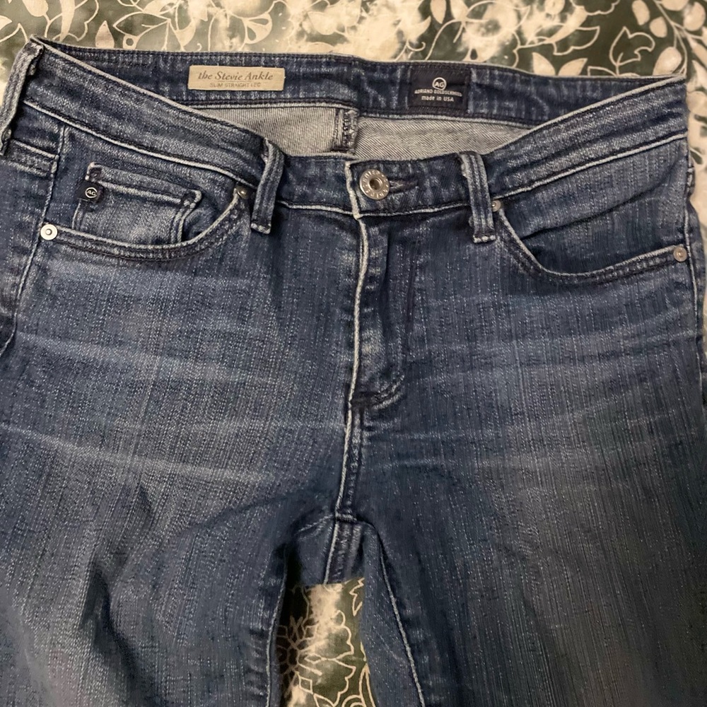 AG The Stevie Ankle Slim Straight Leggings